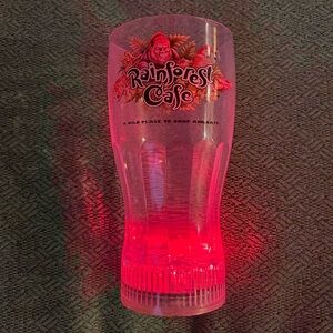 Rainforest Cafe Light-Up Plastic Tumbler Cup Souvenir Party Collectible Fun!